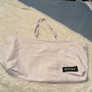 AWAY | Large White Tote Bag